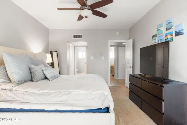 a bathroom with a sink a vanity and a mirror