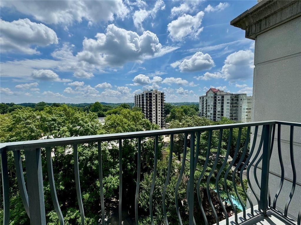 199 14th Street Northeast, Unit 704 Atlanta, GA 30309 - Photo 11 of 34 a view of a balcony with an outdoor space