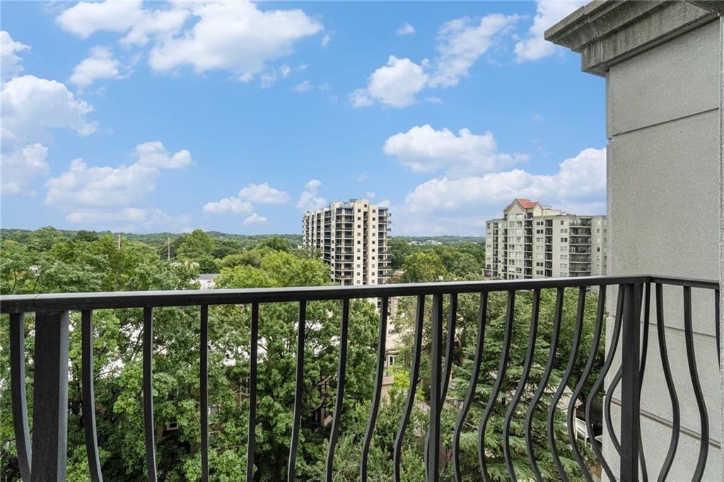 199 14th Street Northeast, Unit 704 Atlanta, GA 30309 - Photo 12 of 34 a view of city from a balcony
