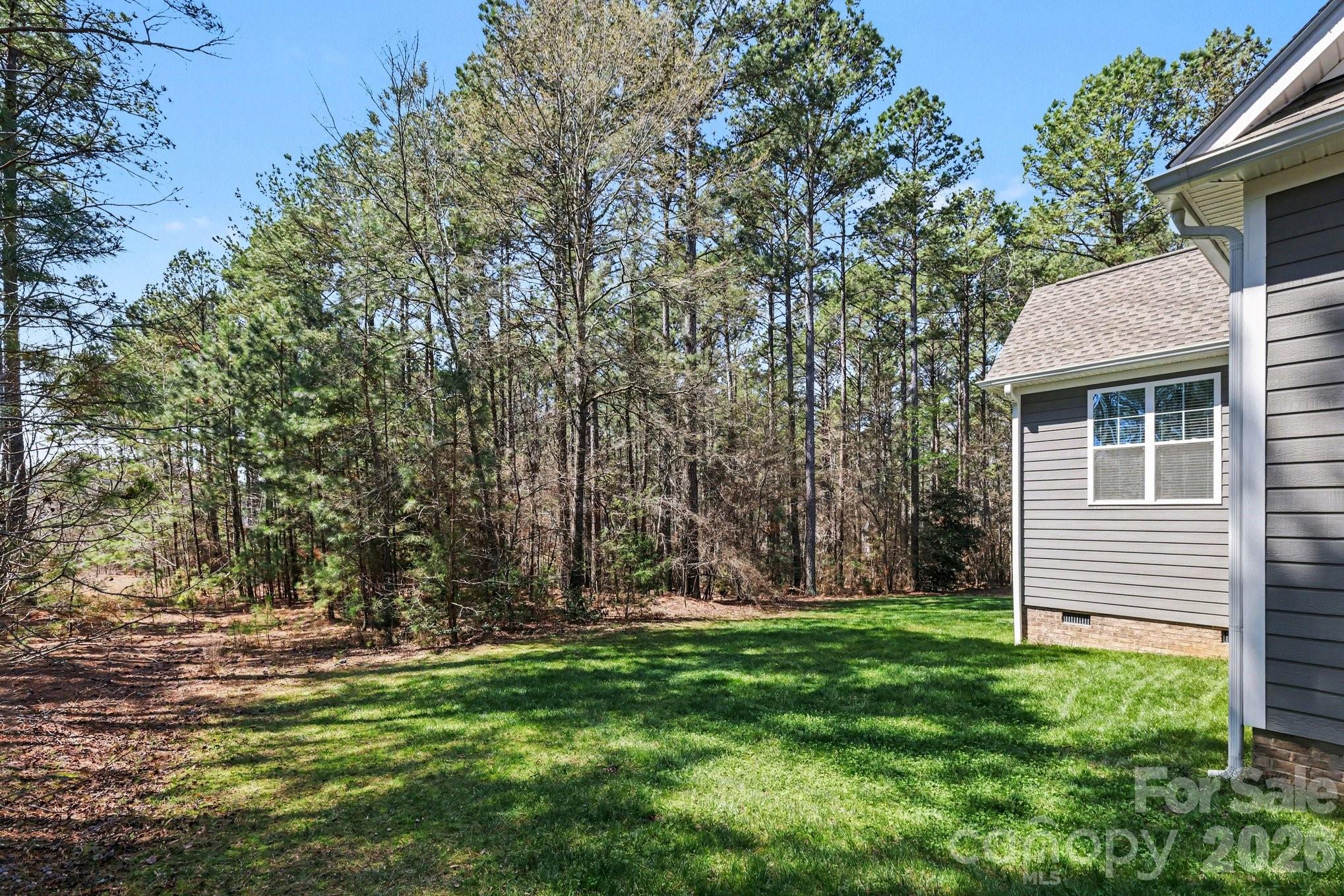 4193 Persimmon Road Lancaster, SC 29720 - Photo 32 of 47 a view of a backyard with plants and large trees