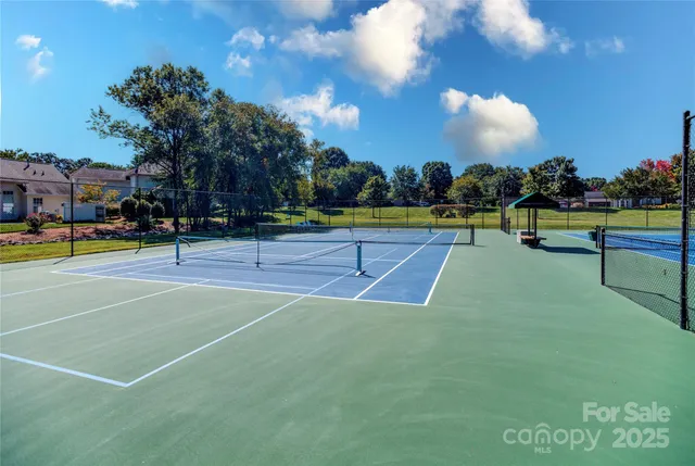 a view of a tennis court