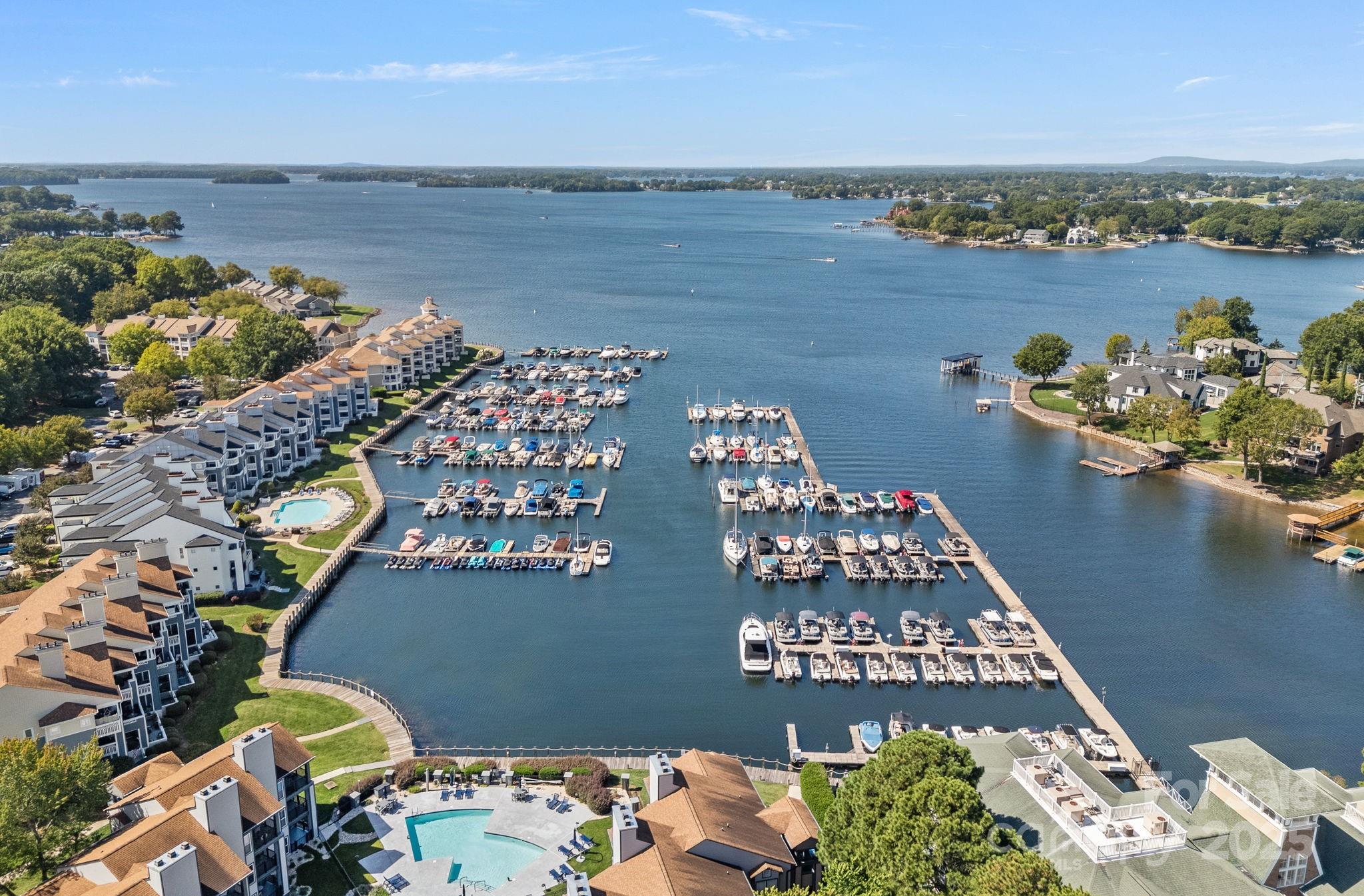 18673 Vineyard Point Lane Cornelius, NC 28031 - Photo 27 of 29 an aerial view of a couch and an ocean view