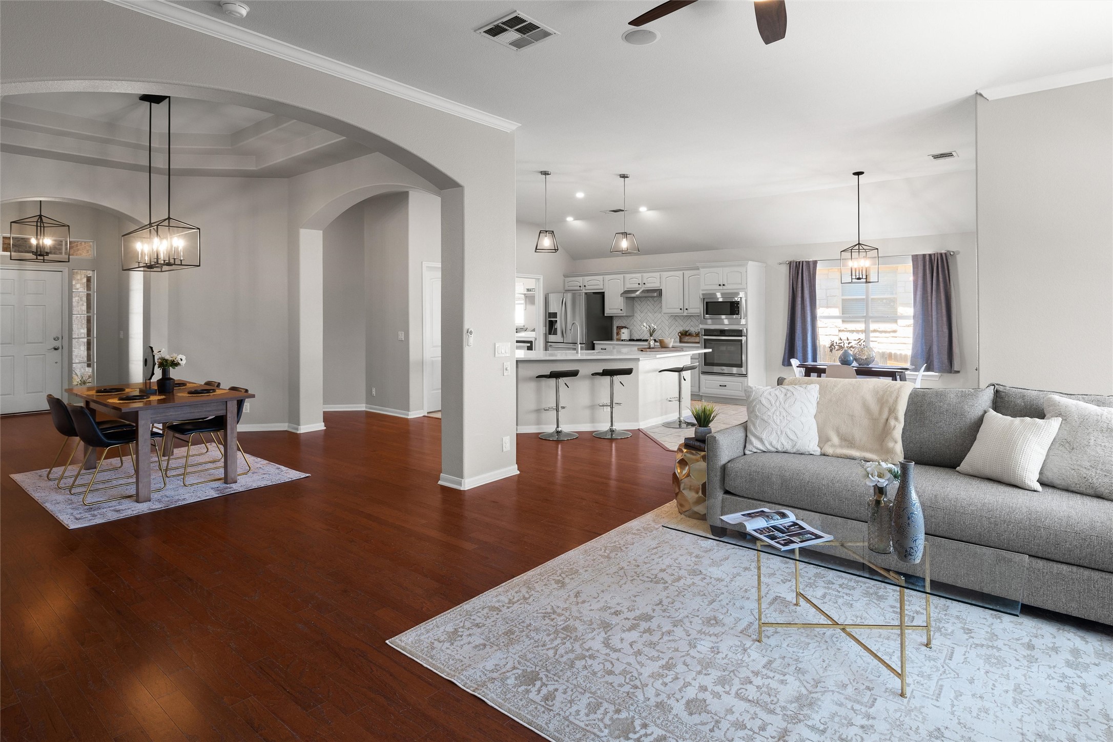 100 Stratton Court Austin, TX 78737 - Photo 38 of 38 The open floor plan is great for entertaining and family gathering.