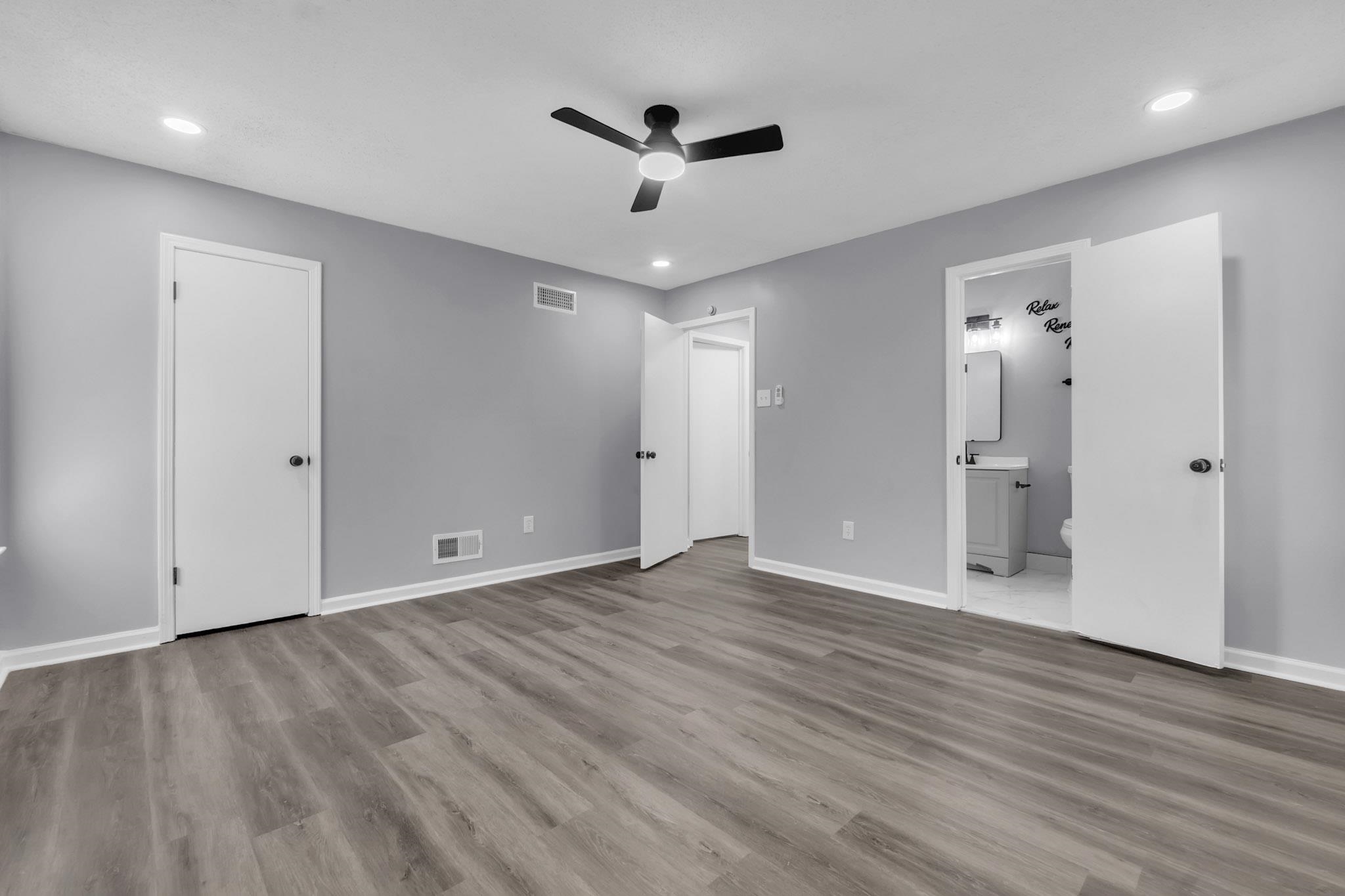 3314 Bright Ridge Cove Memphis, TN 38115 - Photo 10 of 16 Spacious room featuring wood-finish flooring, recessed lighting, and a ceiling fan