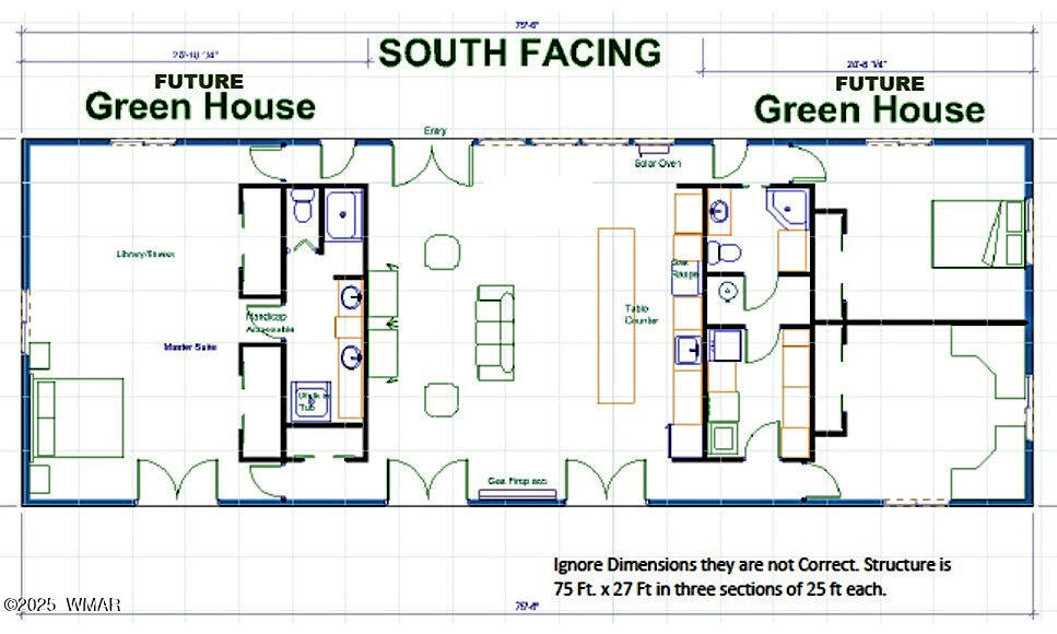 12 County Road Concho, AZ 85924 - Photo 85 of 85 Original Professional Architect Design, showing the Open-Concept Flex-Floorplan