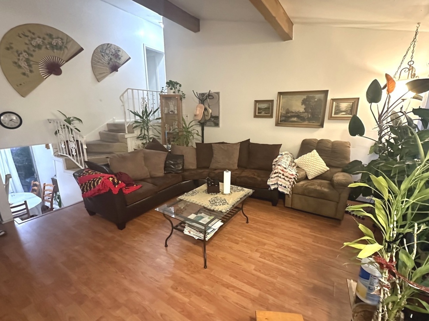 8820 Robin Drive Des Plaines, IL 60016 - Photo 2 of 10 a living room with furniture and wooden floor