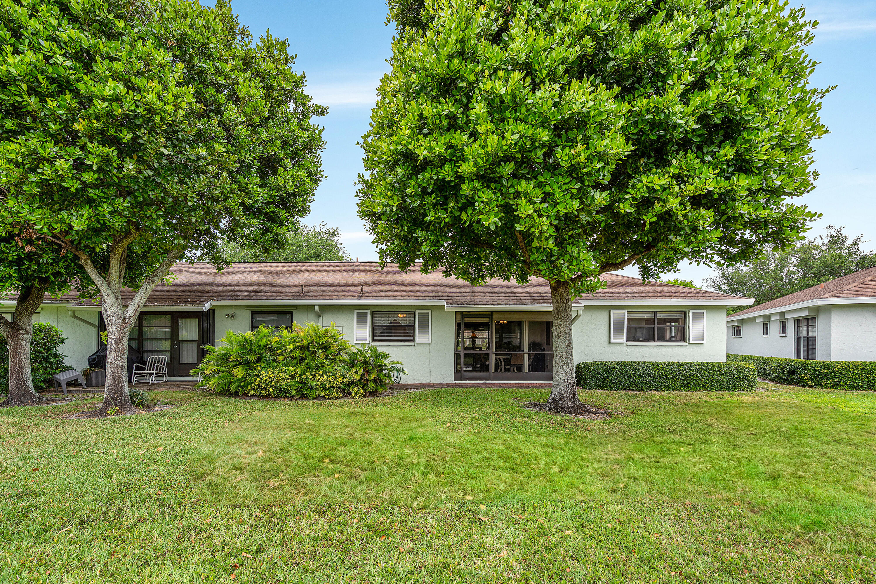4350 Pear Tree Circle, Unit A Boynton Beach, FL 33436 - Photo 23 of 30 Back of villa