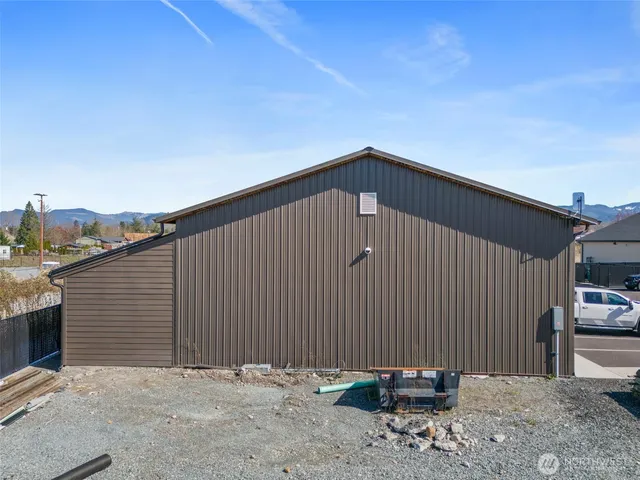 front view of a house with a street