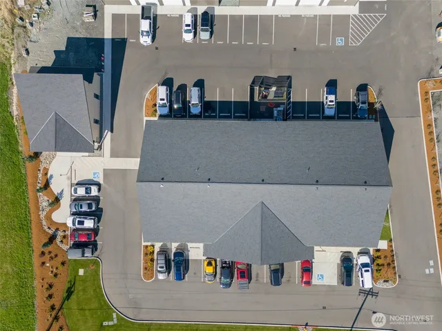 a view of a street in front of a house