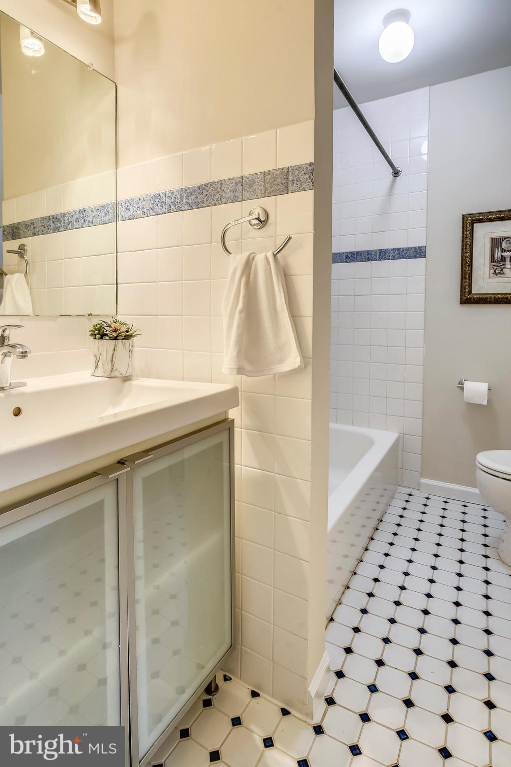 5260 Pooks Hill Road, Unit B8 Bethesda, MD 20814 - Photo 20 of 49 Upper Level Hallway Bathroom