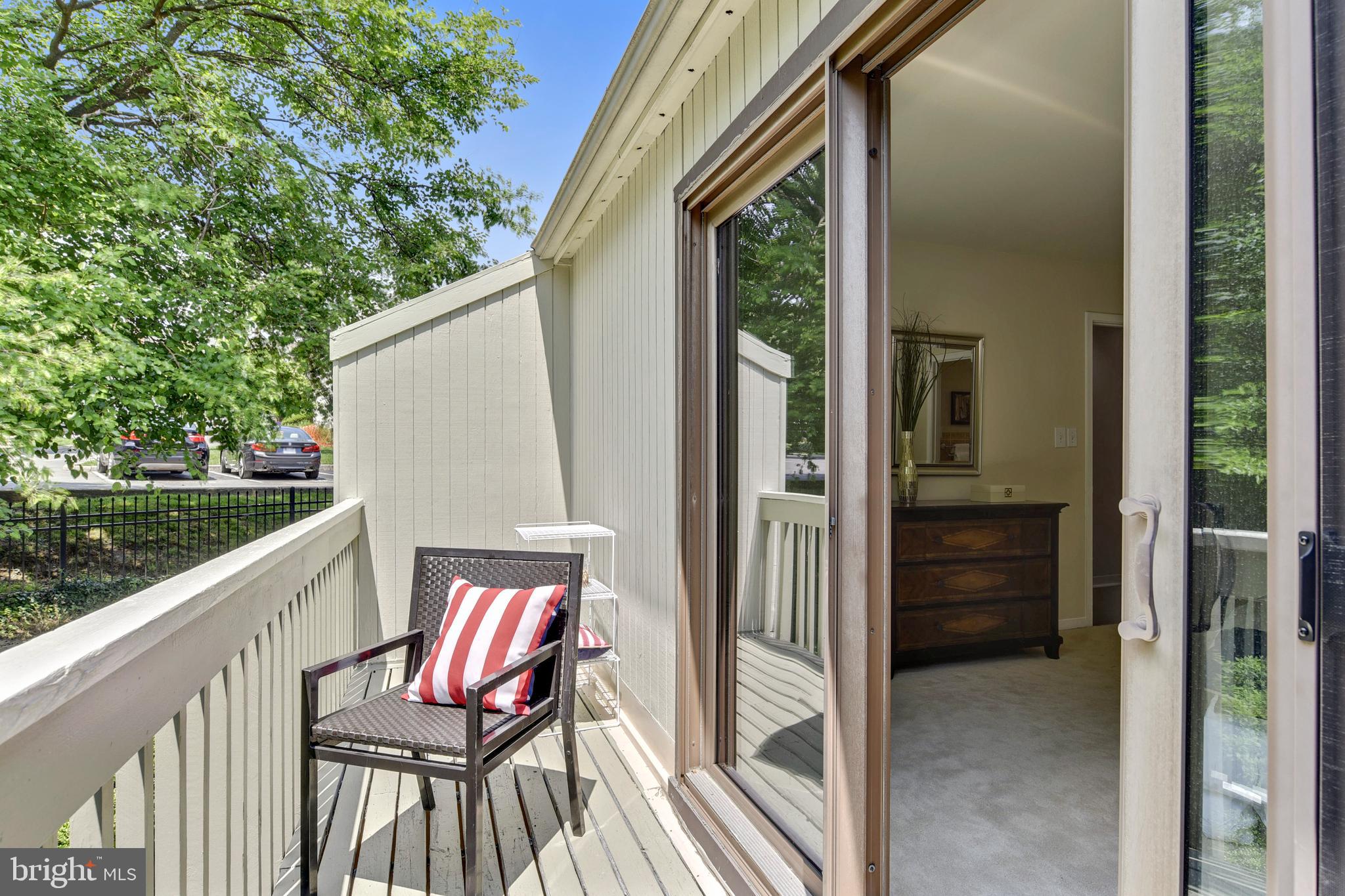 5260 Pooks Hill Road, Unit B8 Bethesda, MD 20814 - Photo 27 of 49 Master Bedroom private balcony
