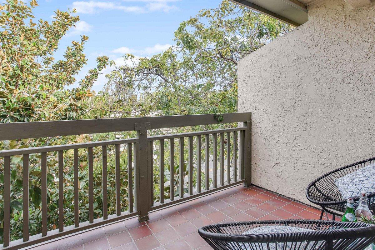 3705 Terstena Place, Unit 201 Santa Clara, CA 95051 - Photo 18 of 25 a view of a balcony with wooden floor