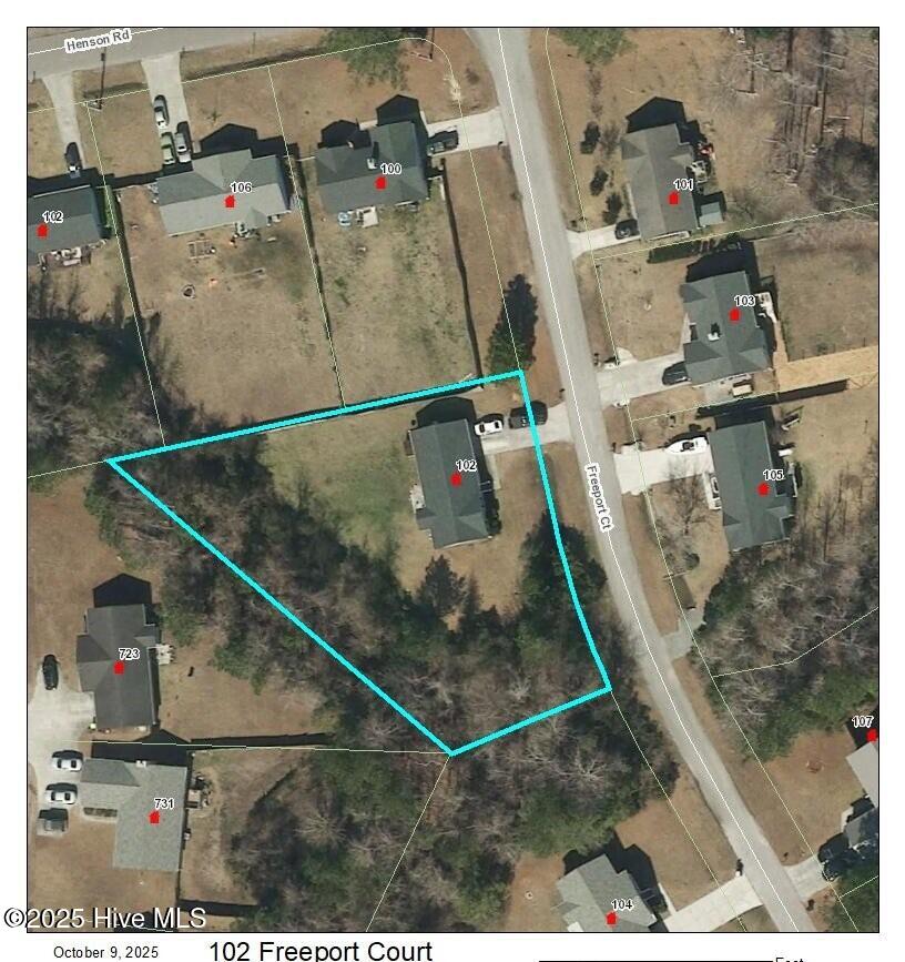 102 Freeport Court Hubert, NC 28539 - Photo 27 of 27 Aerial