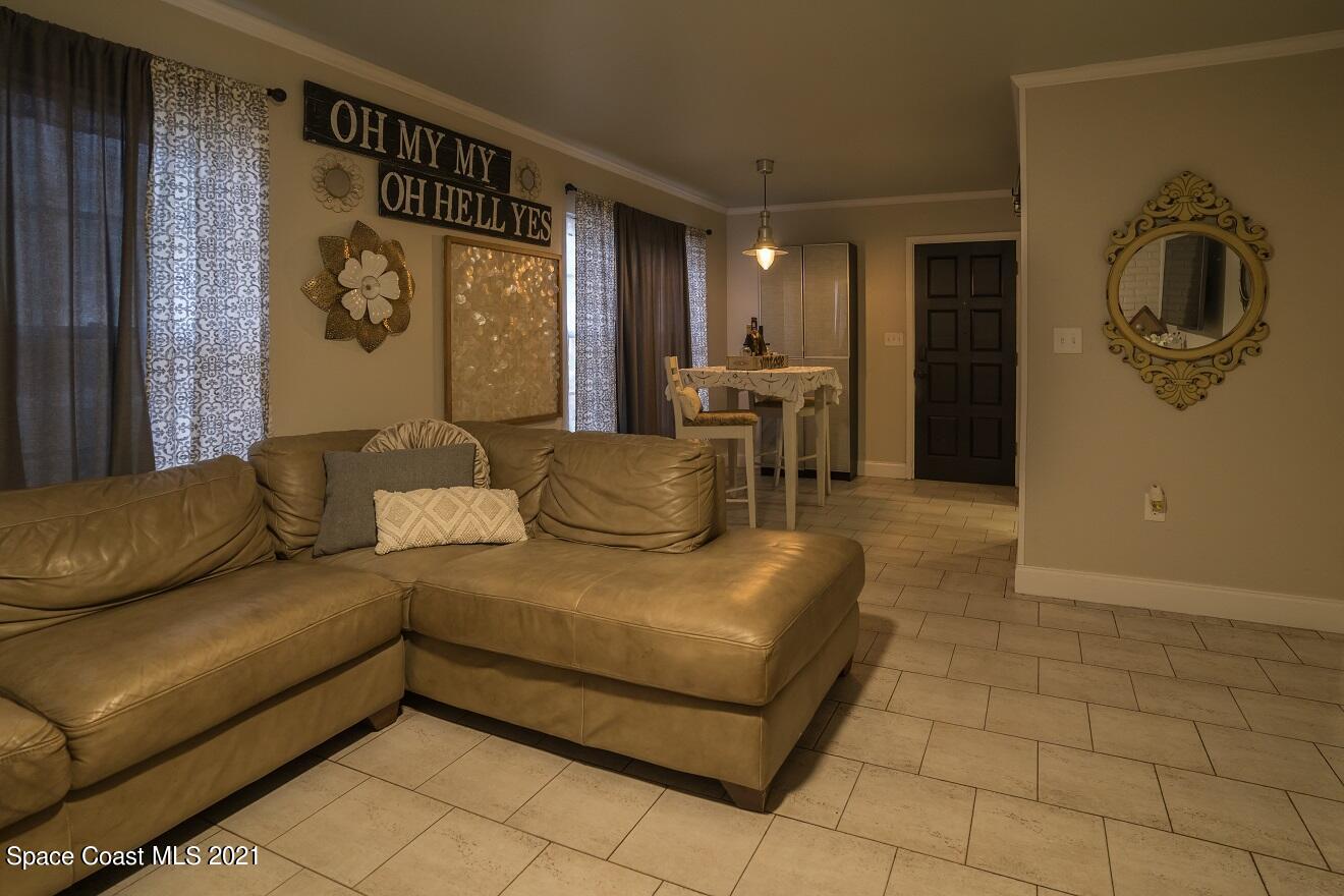 View of Dining Room from Living area