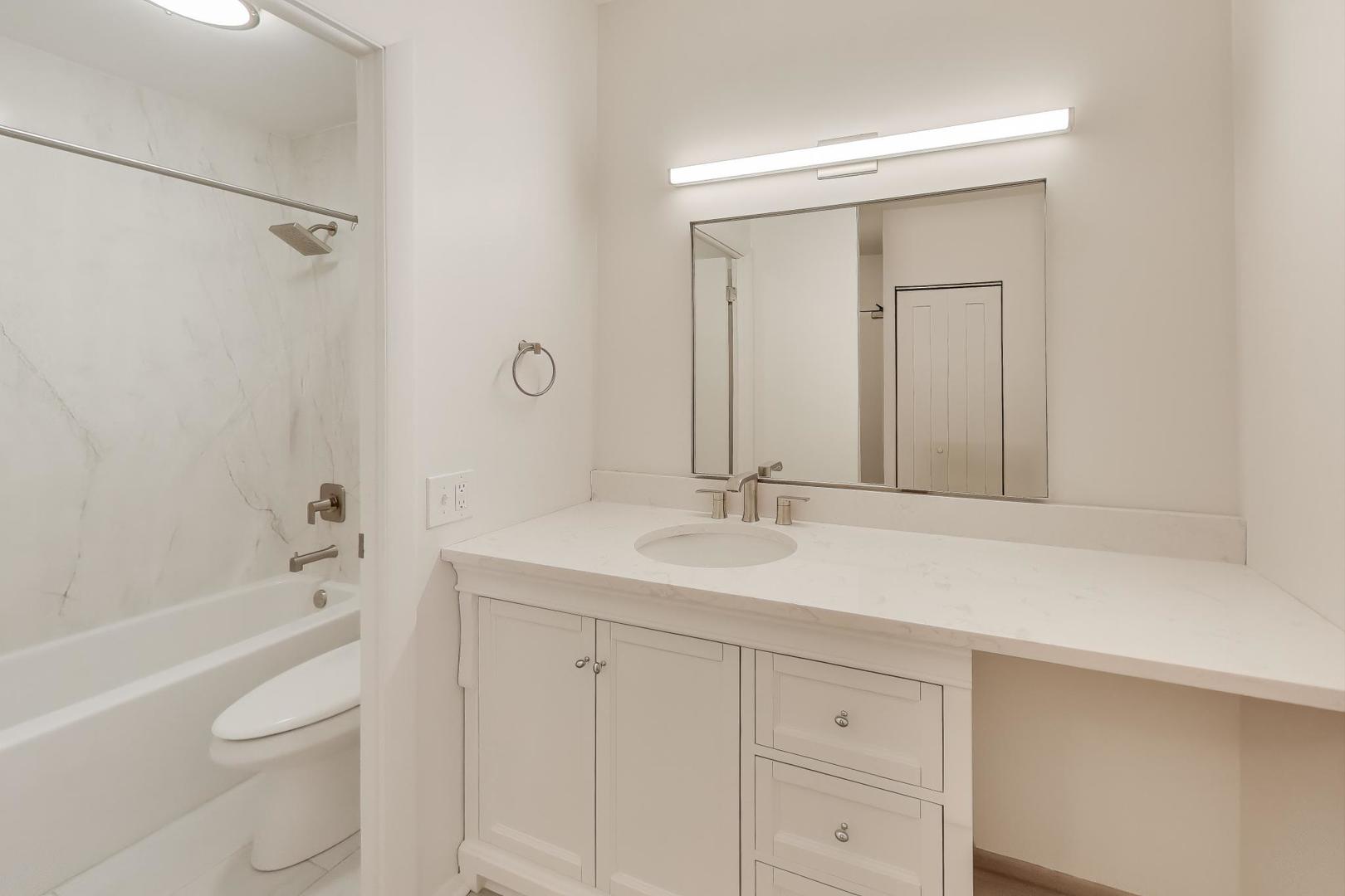 780 South Federal Street, Unit 903 Chicago, IL 60605 - Photo 20 of 31 a bathroom with a sink a toilet and bathtub