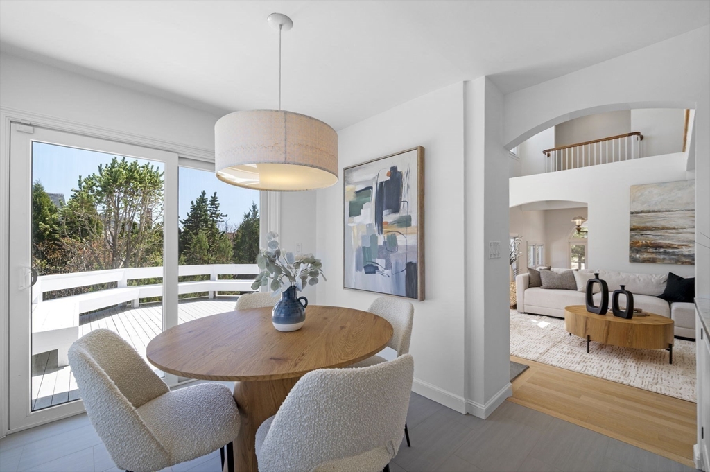 10 Rolleston Road Marblehead, MA 01945 - Photo 14 of 42 a dining room with furniture and a large window
