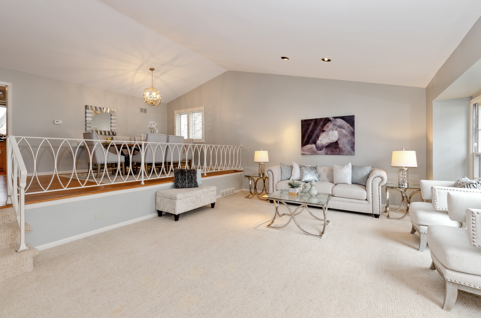 29 Ferndale Road Deerfield, IL 60015 - Photo 3 of 15 a living room with furniture and a large window