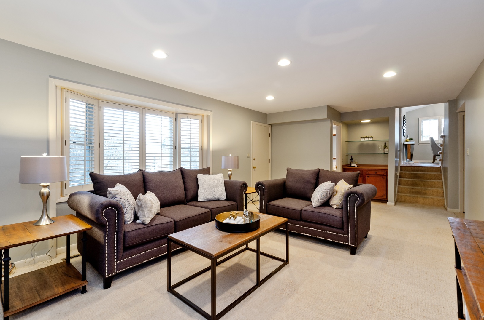 29 Ferndale Road Deerfield, IL 60015 - Photo 8 of 15 a living room with furniture and a large window