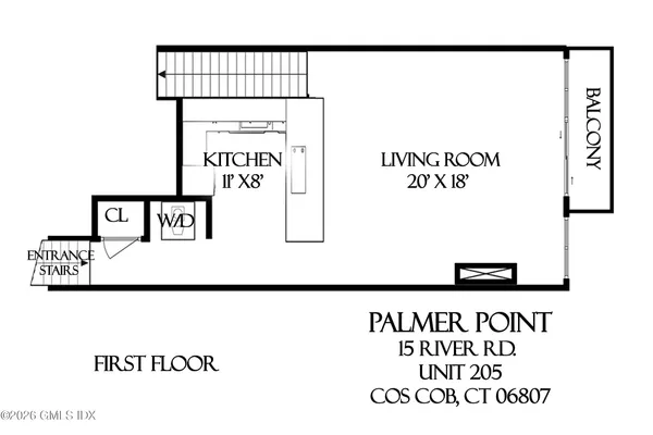 $935,000 | 15 River Road, Unit 205, Cos Cob, CT 06807