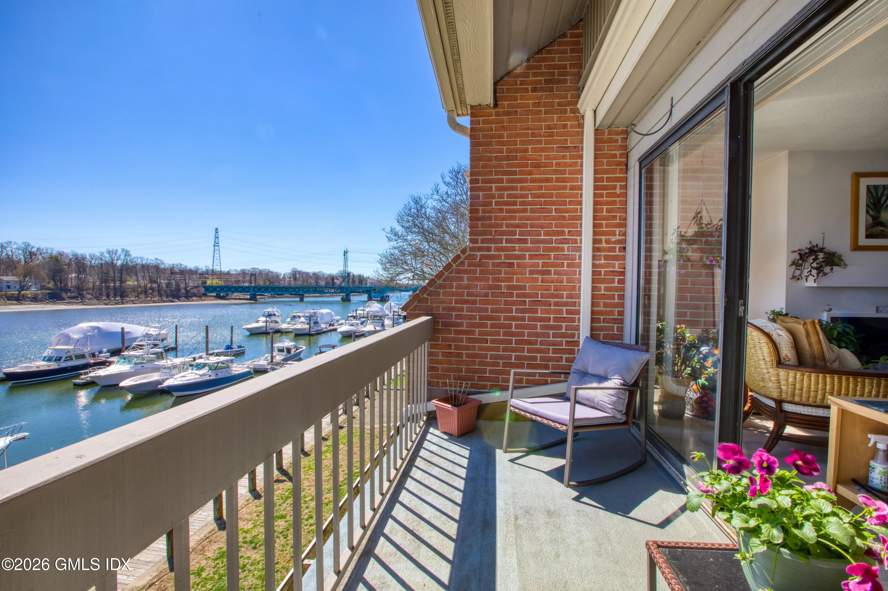 15 River Road, Unit 205 Cos Cob, CT 06807 - Photo 6 of 28 Private Balcony