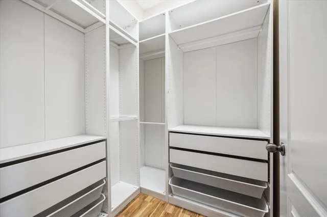 a view of walk in closet