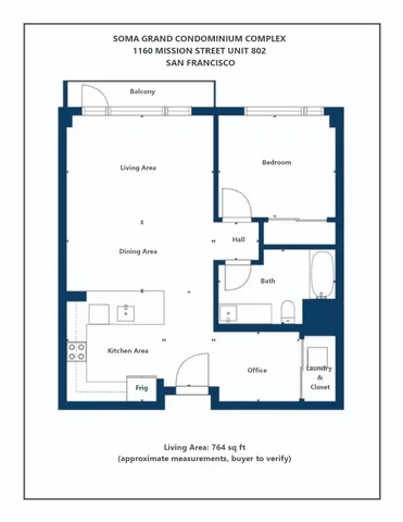 $4,300 | 1160 Mission Street, Unit 802, San Francisco, CA 94103