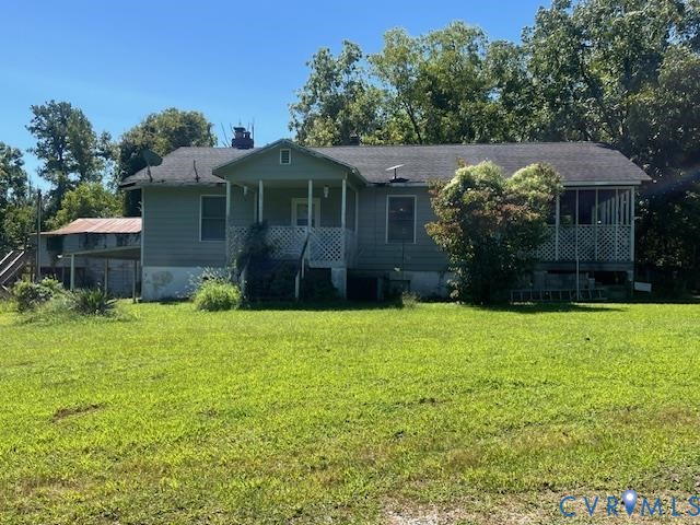 346-278 Trinity Road Keysville, VA 23947 - Photo 1 of 30 a backyard of a house with plants and a yard