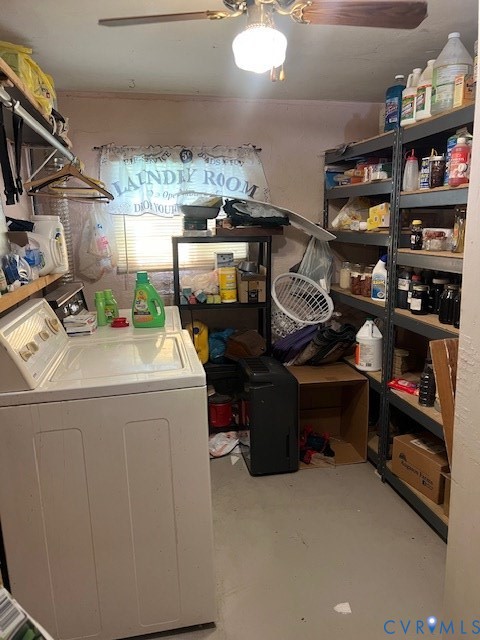 346-278 Trinity Road Keysville, VA 23947 - Photo 17 of 30 a storage utility room with washer and dryer