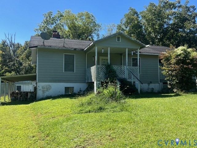346-278 Trinity Road Keysville, VA 23947 - Photo 27 of 30 a front view of a house with garden
