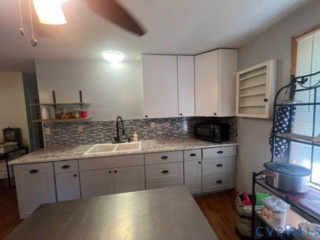 346-278 Trinity Road Keysville, VA 23947 - Photo 4 of 30 a kitchen with granite countertop a sink and cabinets