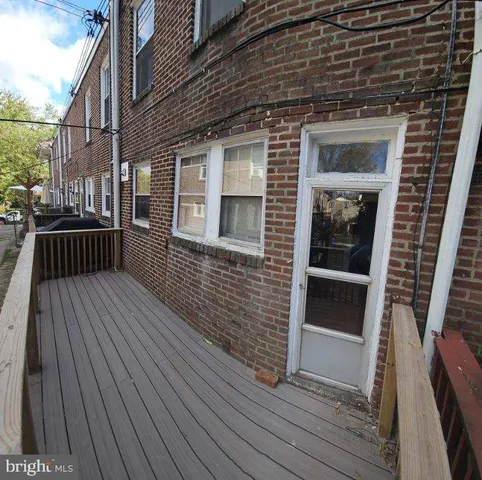 a view of a house with a door