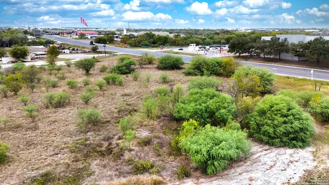 a view of a town with residential houses