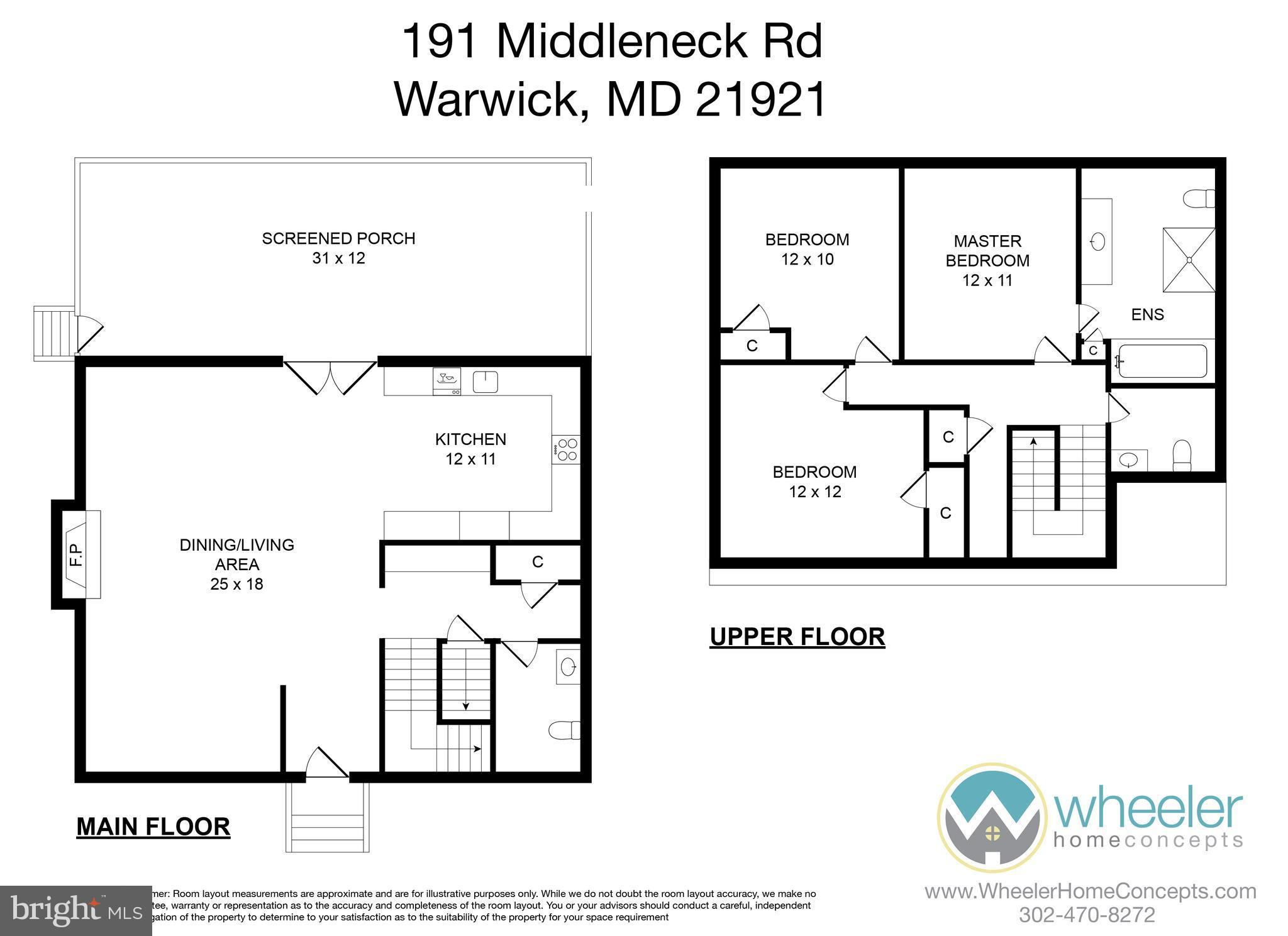 191 Middleneck Road Warwick, MD 21912 - Photo 30 of 30 Floorplan