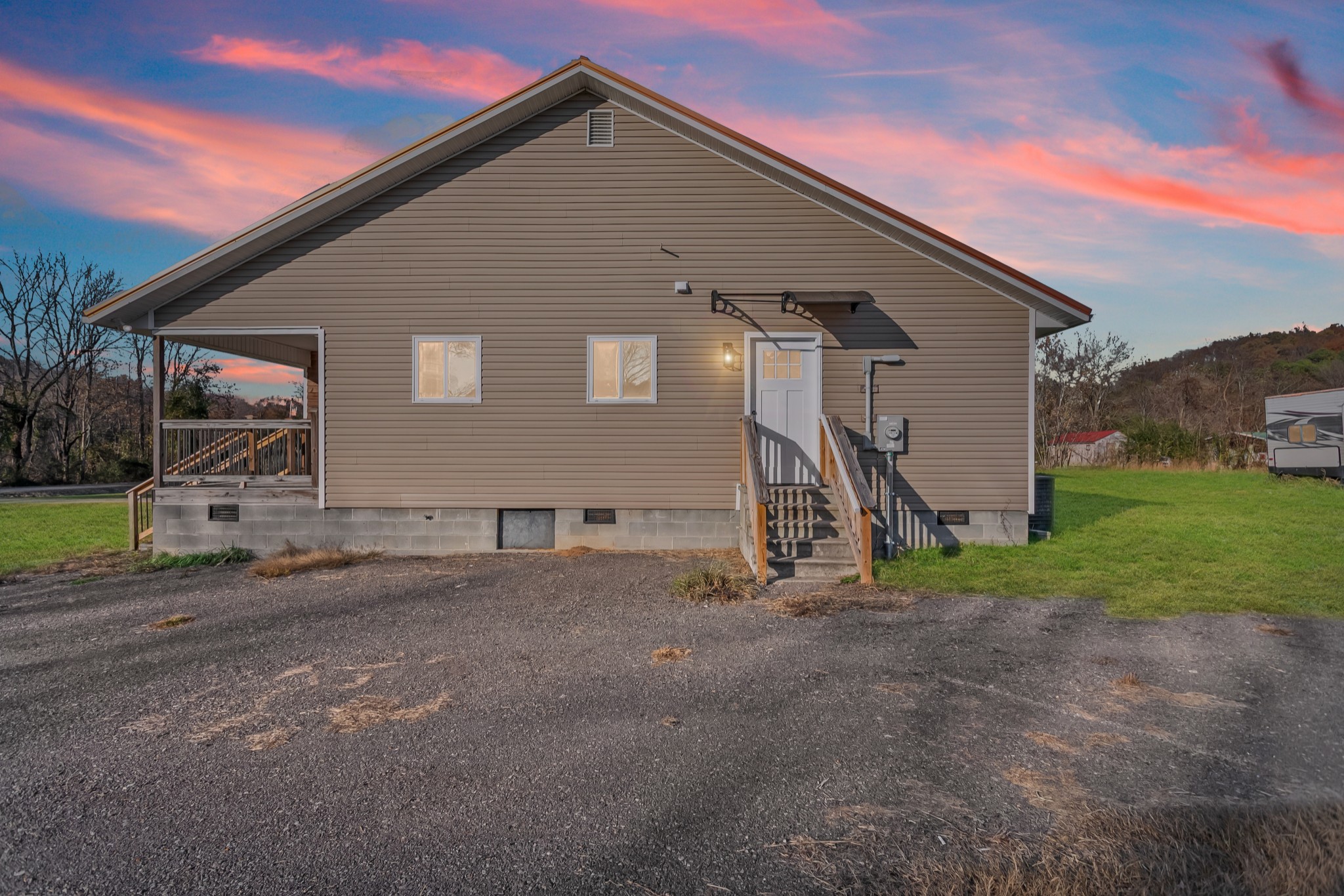 8637 Dog Branch Road Mount Pleasant, TN 38474 - Photo 33 of 44 a house view with a backyard space
