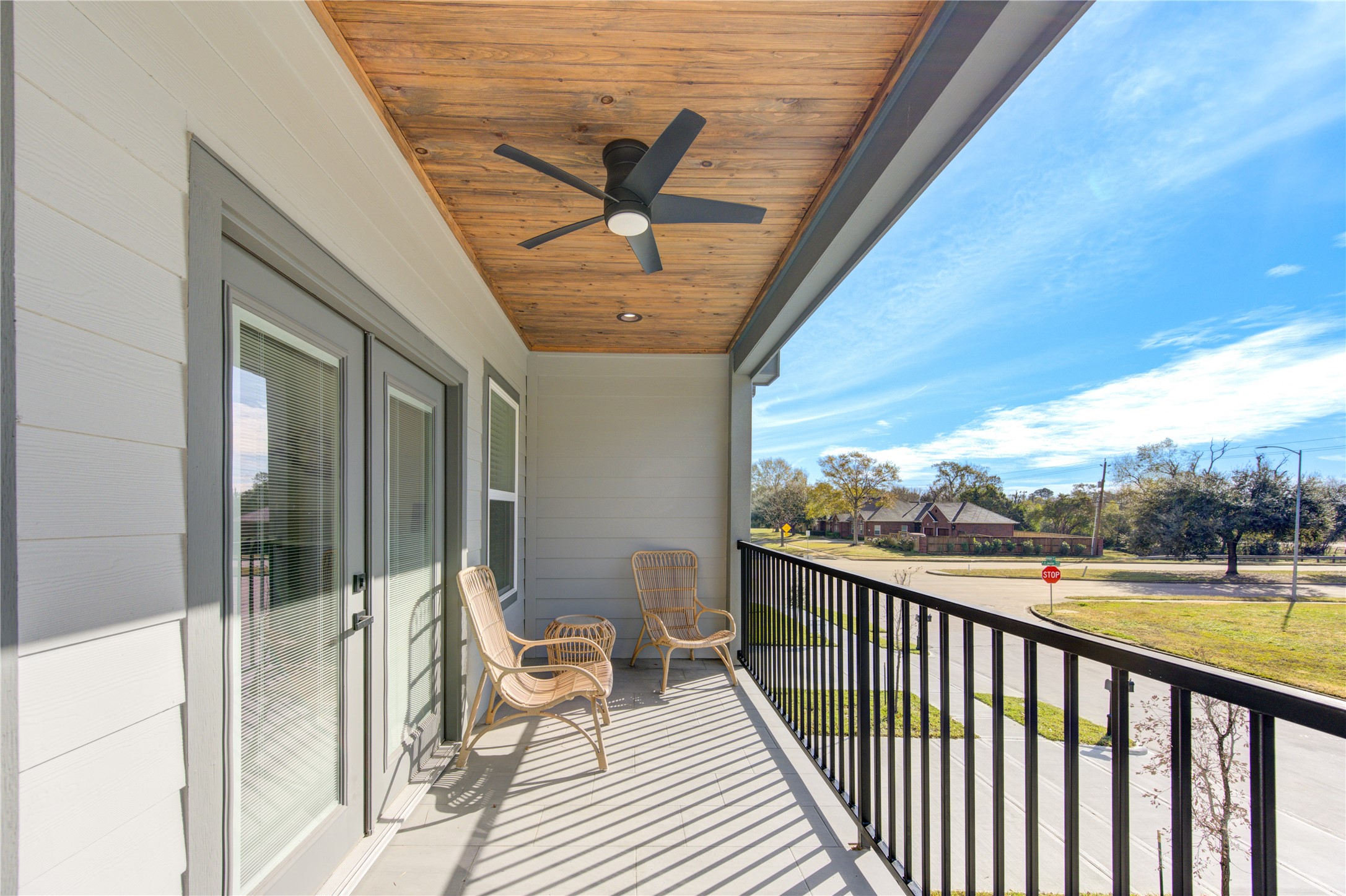 3406 Garapan Street, Unit A Houston, TX 77091 - Photo 41 of 44 a view of balcony with furniture