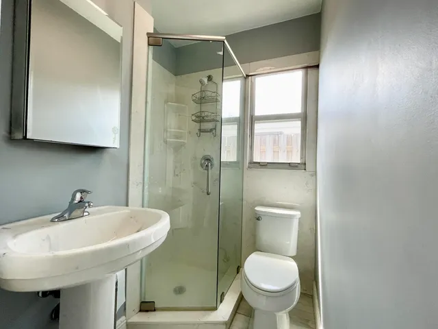 a view of city and ocean