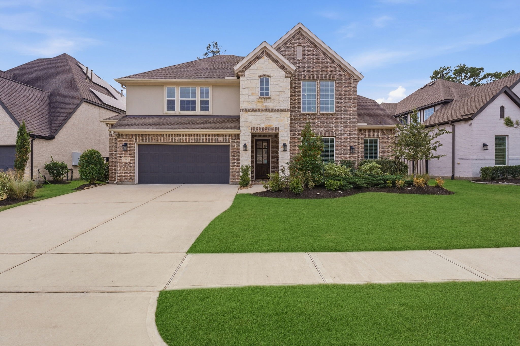 4242 Orchard Pass Drive Spring, TX 77386 - Photo 11 of 50 This Stunning 2 Story has Full Sprinkler System, Holiday Electrical Outlets (2 in front, 1 in back), 3 Car Tandem Garage w/Workshop (or Extra Storage Area), MyQ Liftmaster Door Opener and Insulated Garage Door! Easy Walk on Sidewalk to CDS w/ access to Intermediate School Nearby.
