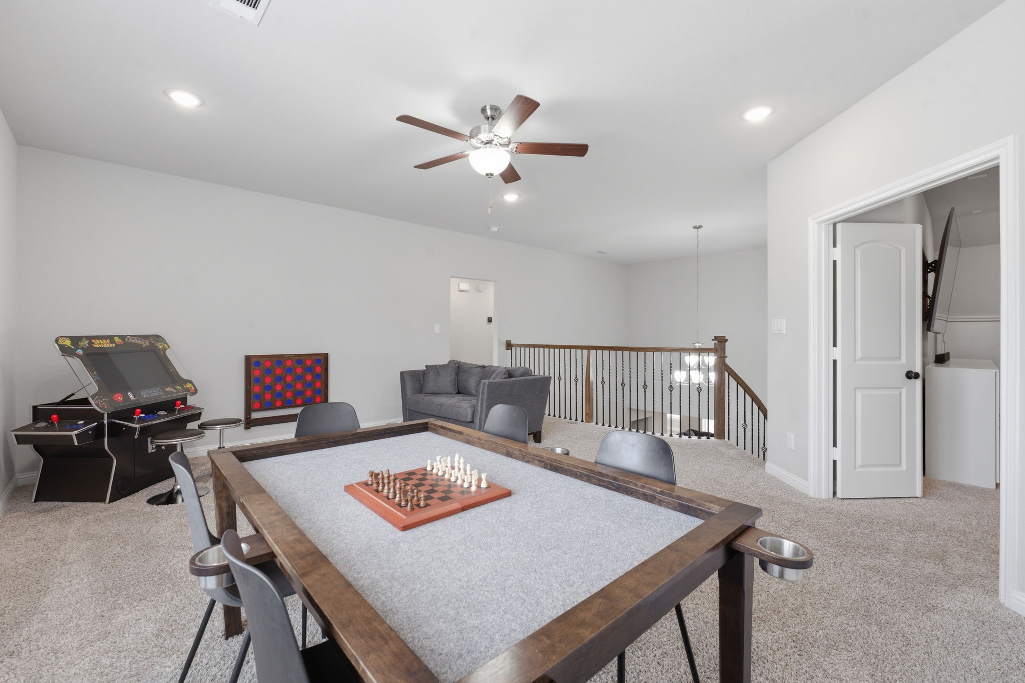 4242 Orchard Pass Drive Spring, TX 77386 - Photo 33 of 50 Game Room w/View of Media Room