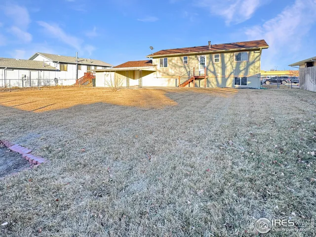 a view of a house with a outdoor space