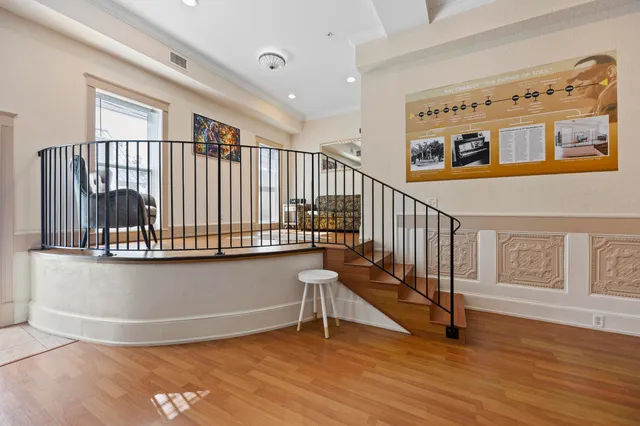 a view of a chairs and table in patio