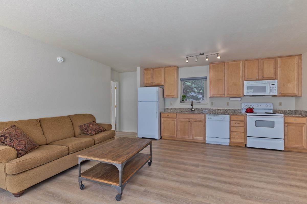 550 Mono Street, Unit C202 Mammoth Lakes, CA 93546 - Photo 36 of 36 a kitchen with a white cabinets and white appliances