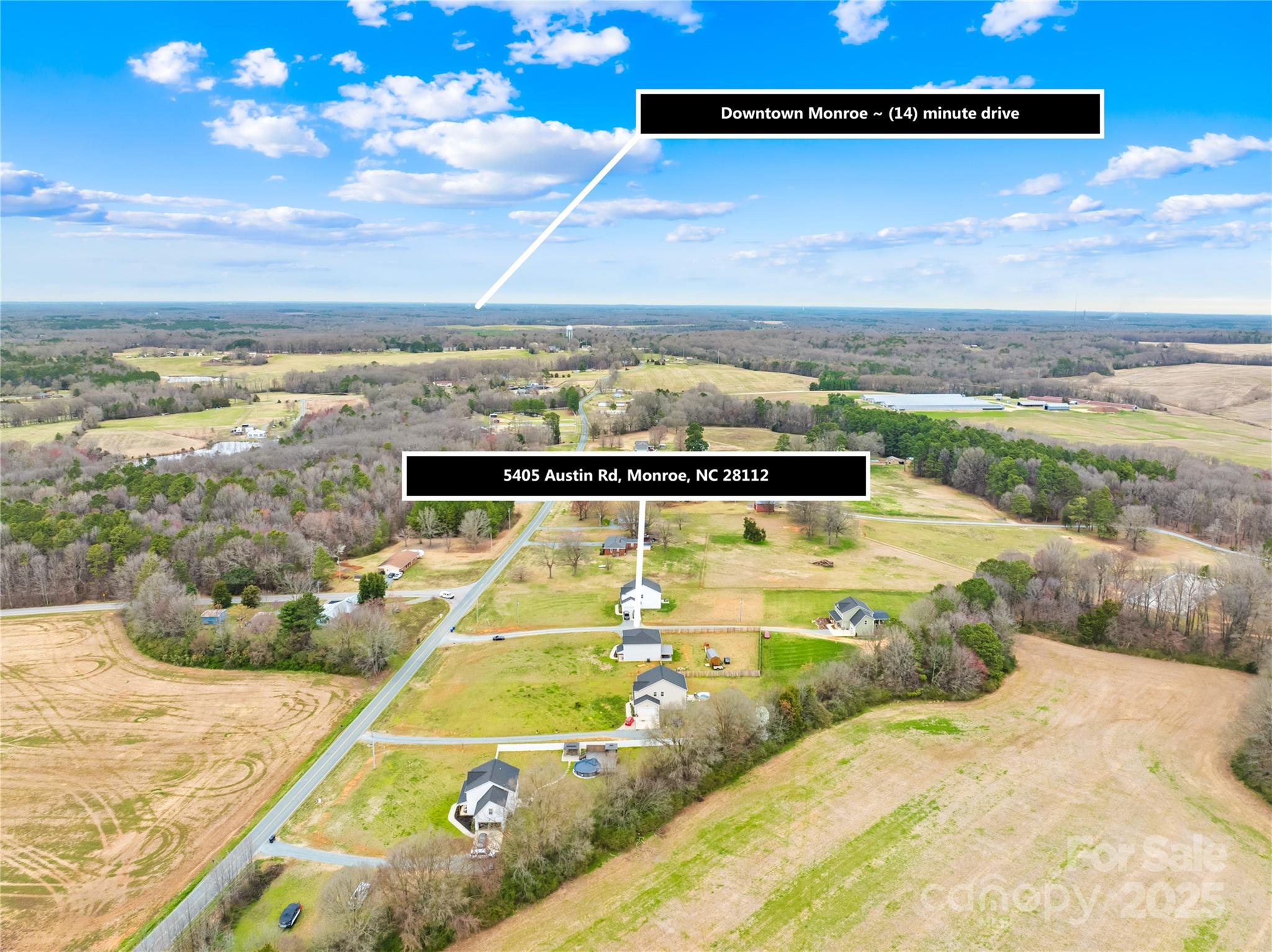 5405 Austin Road Monroe, NC 28112 - Photo 36 of 38 a view of a pool in the backyard of a house