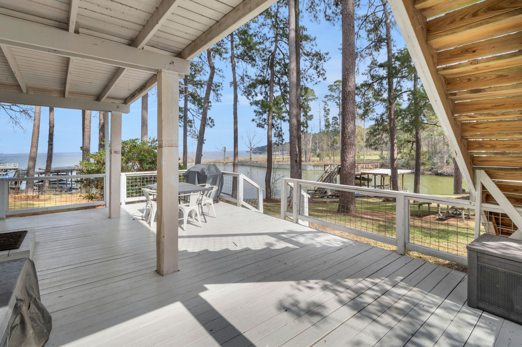 21 Red Bird Lane Coldspring, TX 77331 - Photo 26 of 37 The lower back deck is partially covered