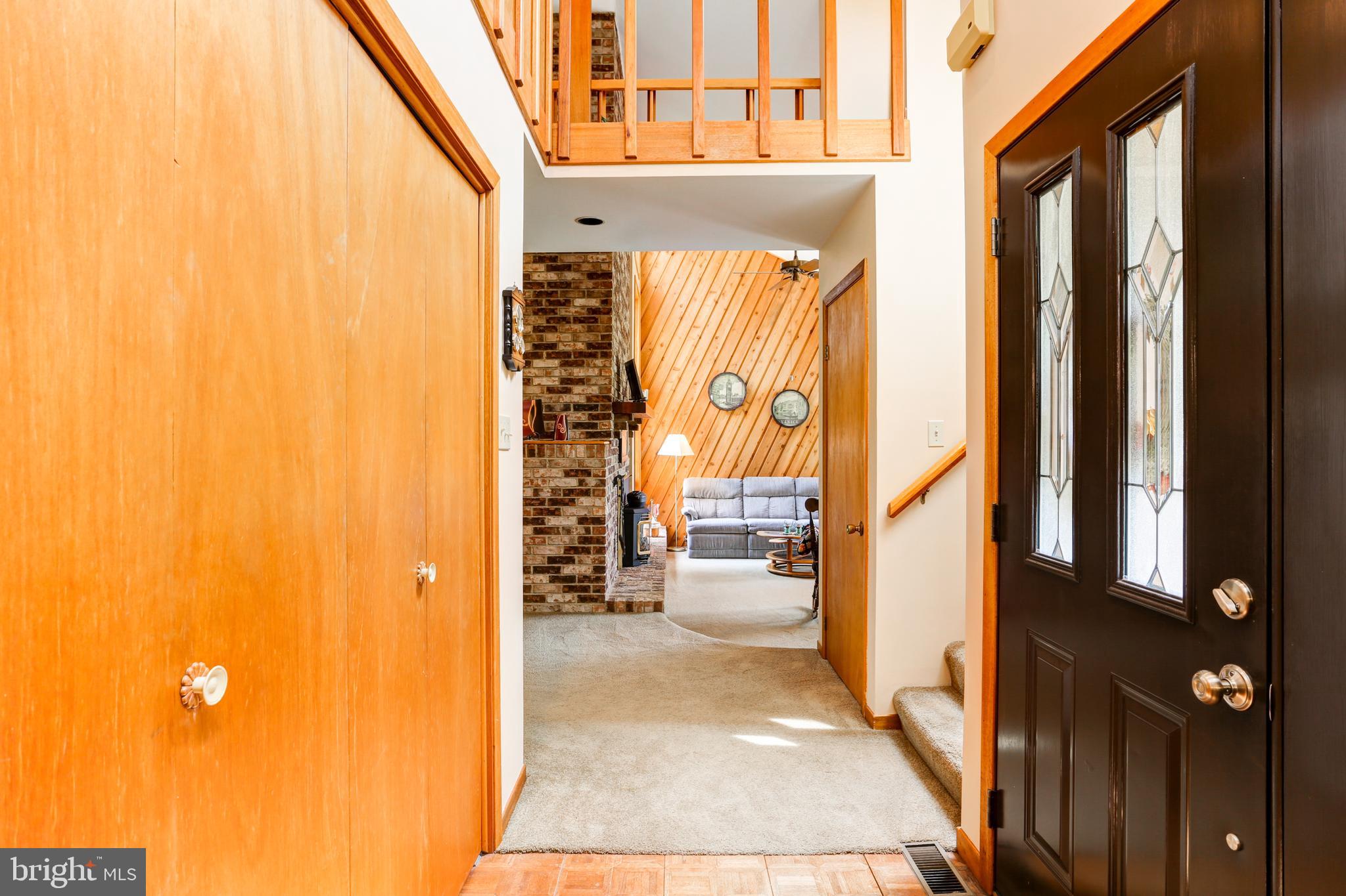 2 story open foyer