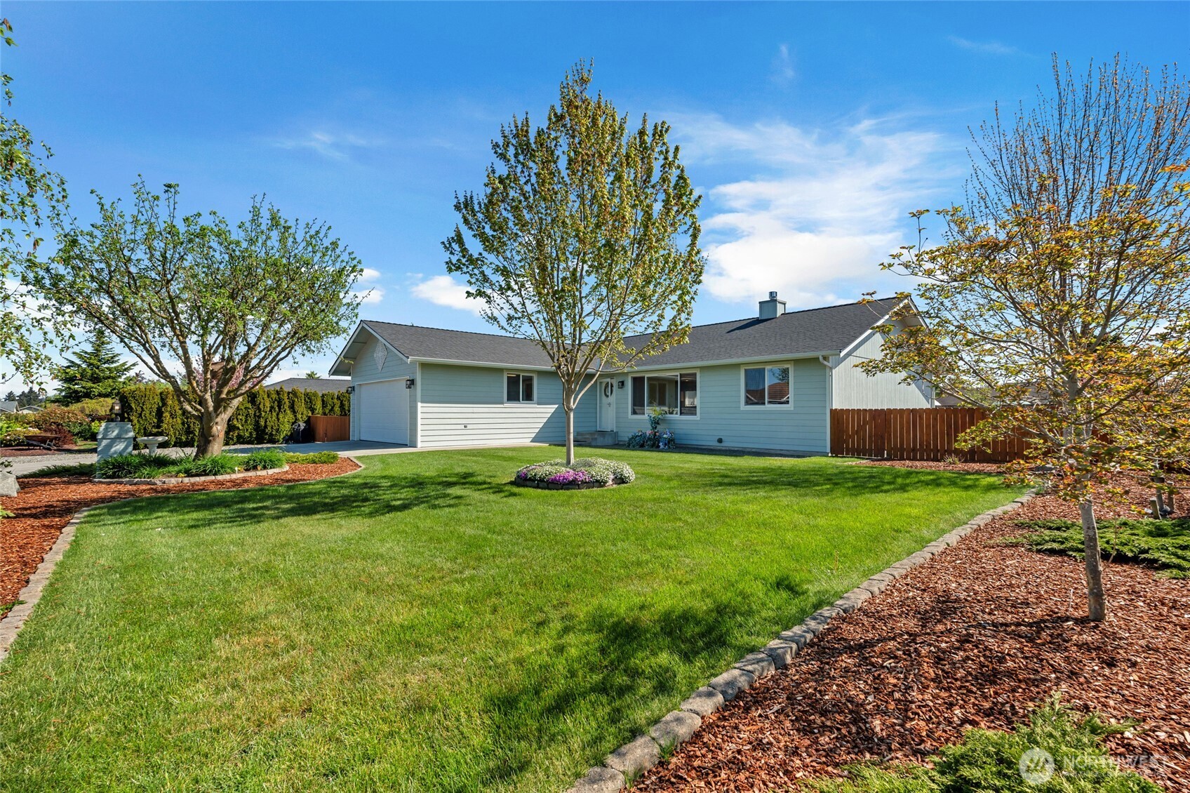 161 Duke Drive Sequim, WA 98382 - Photo 32 of 40 a front view of house with yard and green space