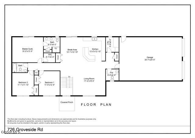 726 Groveside Road Pittstown, NY 12028 - Photo 62 of 62 Floor Plan