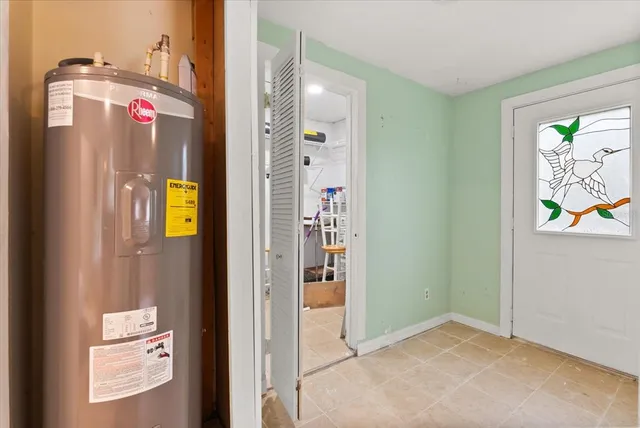 a backyard of a house