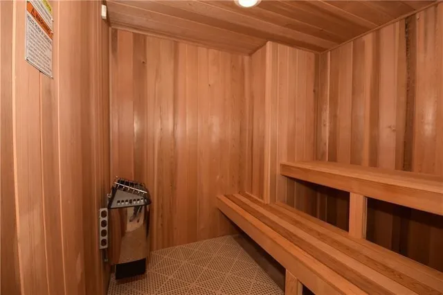 a view of a utility room with a window