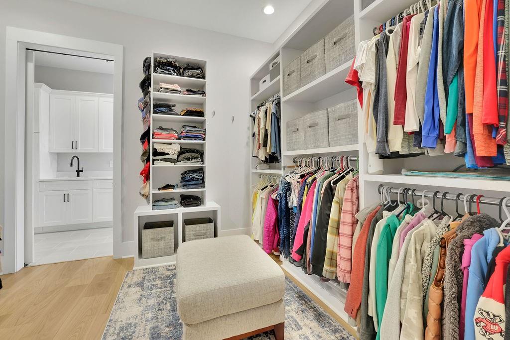 29 Ravenfield Road Taylorsville, GA 30178 - Photo 29 of 80 a view of walk in closet with clothes and shoes