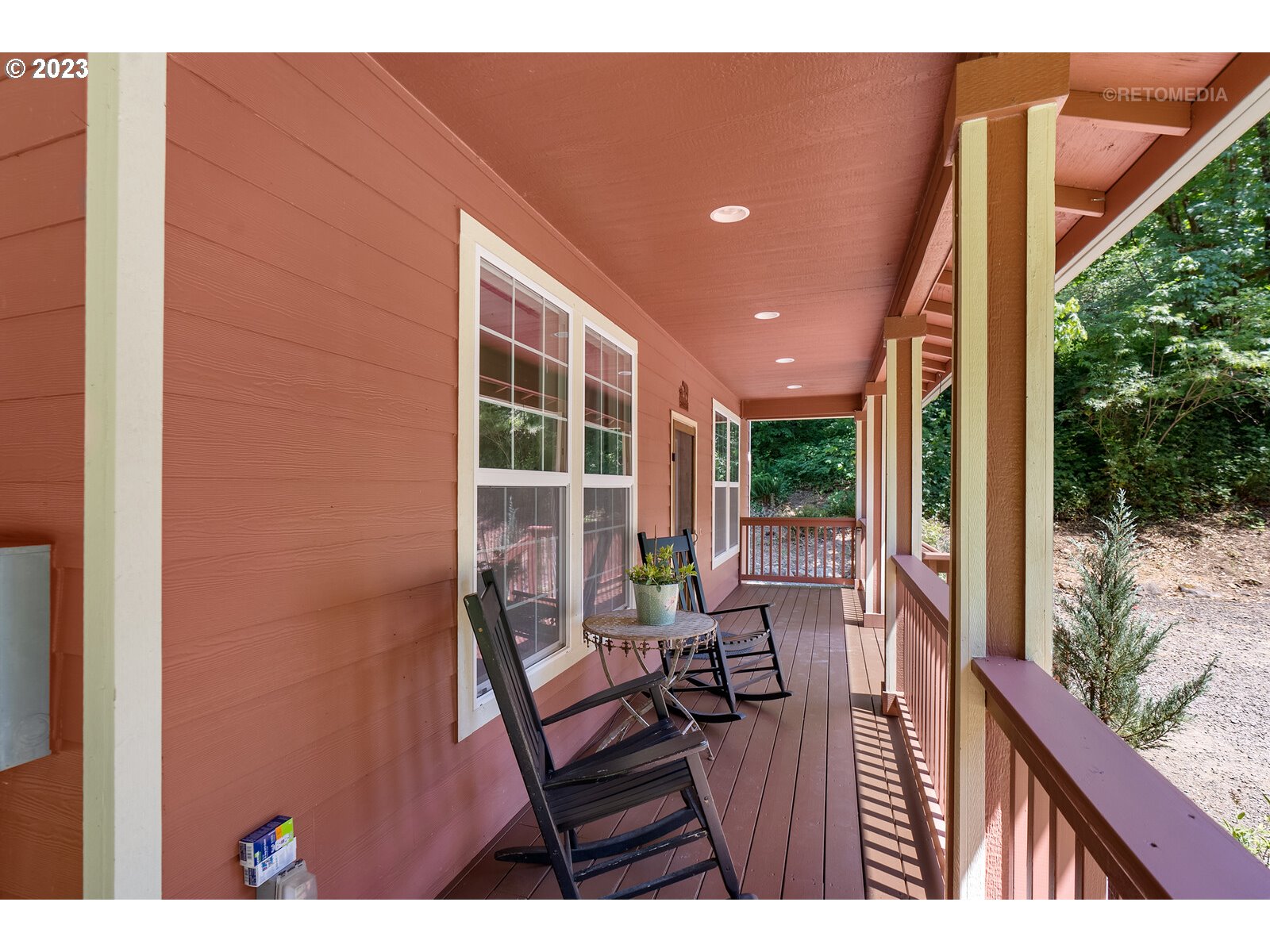 53550 Northwest Strassel Road Forest Grove, OR 97116 - Photo 5 of 44 a view of an chair and table in the balcony
